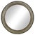 Metal Large Circular Metal Mirror For Sale - Image 7 of 7