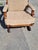 Beige 19th Century American Walnut , Victorian Rocking Chair Complete Restoration Upholstered For Sale - Image 8 of 11