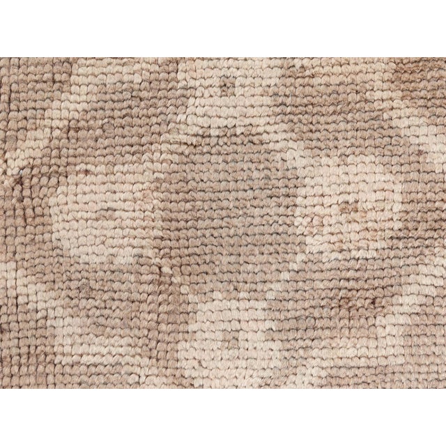 Antique Turkish Oushak Rug For Sale - Image 4 of 12