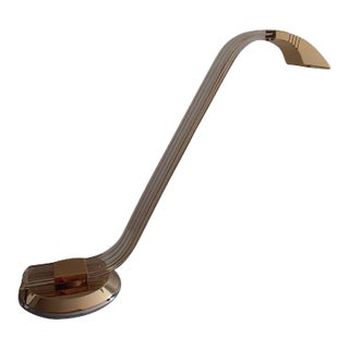 Brass & Chrome Table Lamps, 1990s, Set of 2 For Sale