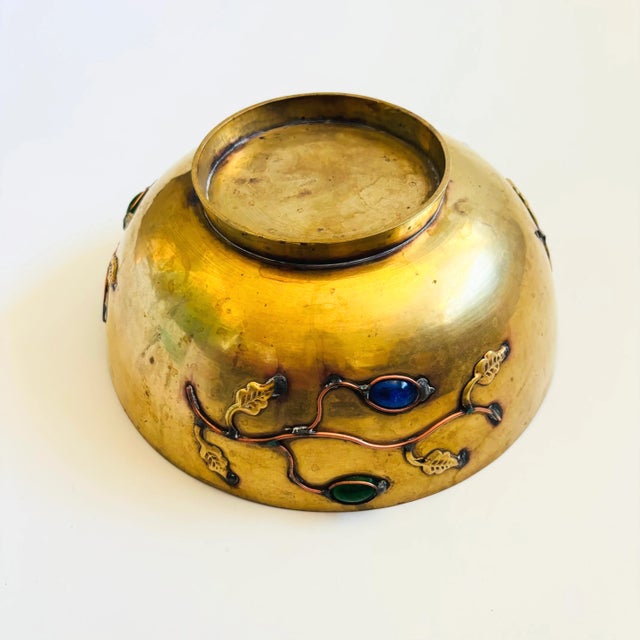 Vintage Brass Bowl For Sale In San Francisco - Image 6 of 6
