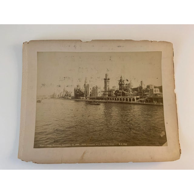 Paper 1900 Paris Exposition Pavilion of the Foreigners Original Photograph For Sale - Image 7 of 7