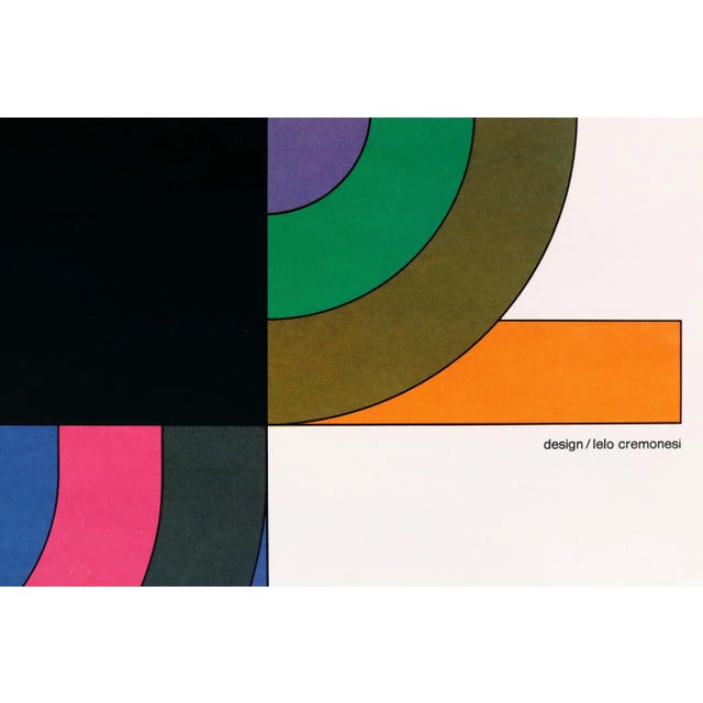 Mid-Century Modern 1978 Swedish Exhibition Poster, Milanomässan, Internationellt Centrum För Handeln For Sale - Image 3 of 4