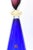 Metal Vintage Seguso for Oggetti Monumental Murano Italian Glass Sculptures or Vases Pair of Purple, Royal Blue For Sale - Image 7 of 11