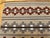 Vintage Native American Indian Navajo Rug, Geometric Banded Pattern, Wool & Cotton, 2x3 For Sale - Image 10 of 14