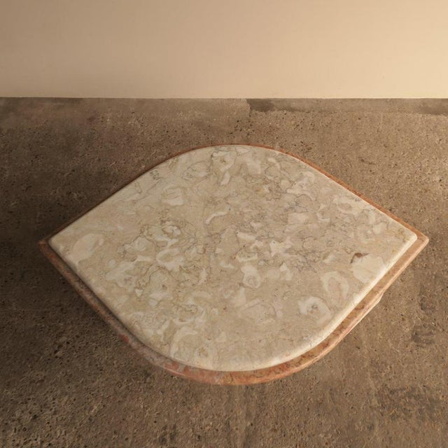 2-Tone Travertine Coffee Table For Sale - Image 18 of 18