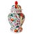 1970s Vintage 1970s Chinese Export Porcelain Fruit Motif Temple Jars - Pair For Sale - Image 5 of 13