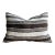 Vintage Rug Pillow Cover With Stripes For Sale