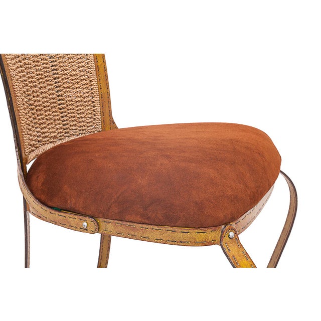 Chairs by Jacques Adnet, 1960s, Set of 4 For Sale - Image 6 of 13