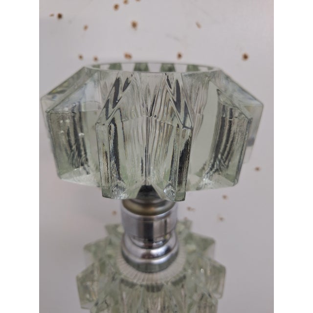 Murano Glass and Brass n.2 Wall Lamps, Italy, 1930s, Set of 2 For Sale - Image 6 of 10