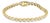 14K Yellow Gold 5.0 Cttw Diamond Scalloped Link Tennis Bracelet For Sale