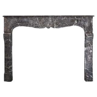 18th Century Louis XVI Style St. Anne's Marble Fireplace Mantel For Sale