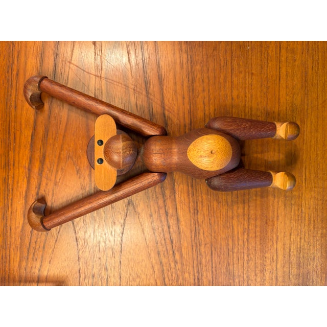 Mid-Century Modern 1960s Kay Bojesen Teak Monkey For Sale - Image 3 of 12