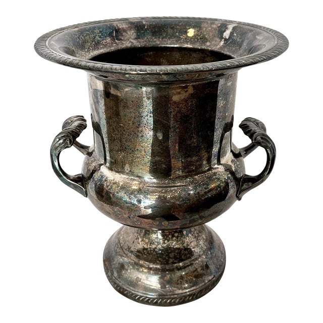 Vintage f.b. Rogers Silver Plate Champagne Ice Bucket For Sale