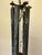 1960s Mid-Century Modern Patinated Bronze Wind Chimes in the Style of Walter Lamb - 27" For Sale - Image 5 of 15