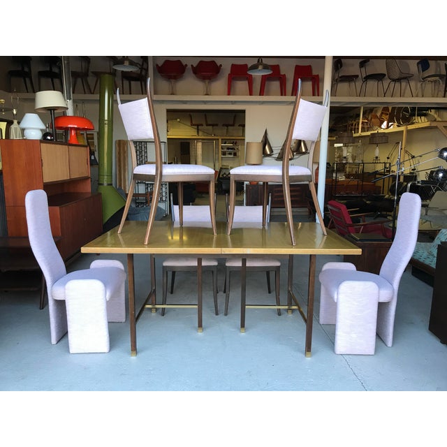 Harvey Probber Dining Table With 6 Chairs Mid Century Chairish