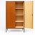 Vintage Two-Door Wardrobe Wooden Wardrobe with Hanging and Shelving Sections For Sale - Image 4 of 6
