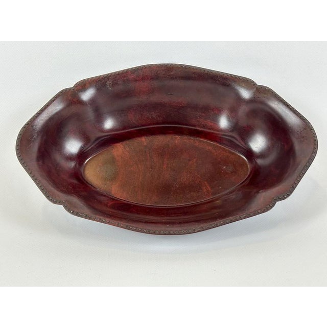 Brown German Art Deco Bakelite Bowl from Kerit, 1930s For Sale - Image 8 of 10