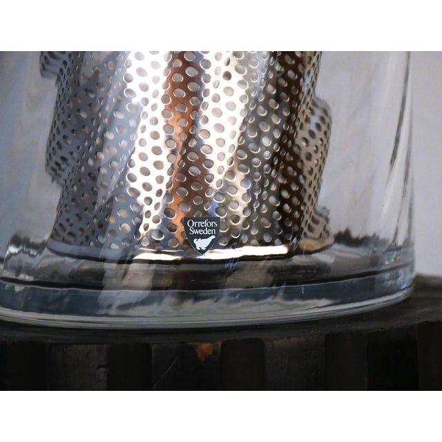 Swedish Art Glass Helena Champagne Cooler by Gunnar Cyrén for Orrefors, 1960s For Sale - Image 6 of 8