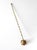 Mid 20th Century Vintage Brass Candle Snuffer With Twisted Handle For Sale - Image 5 of 12