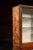 Wood Early 20th Century Oak Display Cabinet With White Interior For Sale - Image 7 of 15