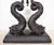 Contemporary Huge Rare Maitland Smith Bronze Candelabra With Dolphins Candle Holders For Sale - Image 3 of 6