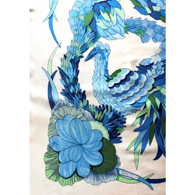 Arts & Crafts Hermès Tahiti 1971 Silk Scarf Designed by Latham Caty For Sale - Image 3 of 9