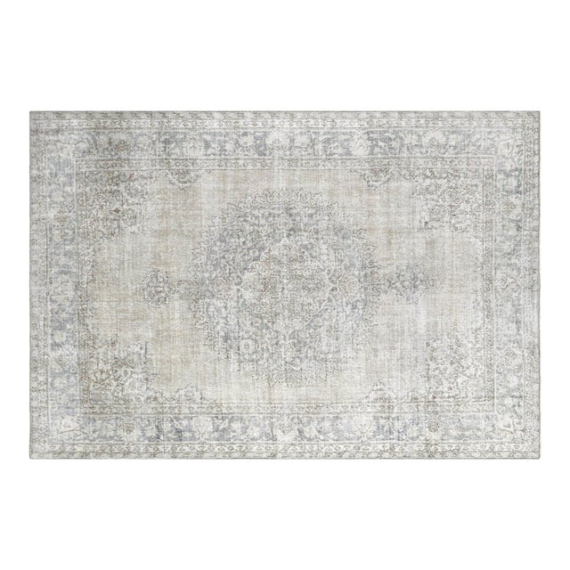 1960s Turkish Oushak Rug For Sale