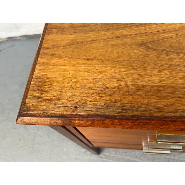 Mid 20th Century Farso Stolefabrik for Maurice Villency Mid Century Danish Teak Desk For Sale - Image 9 of 18