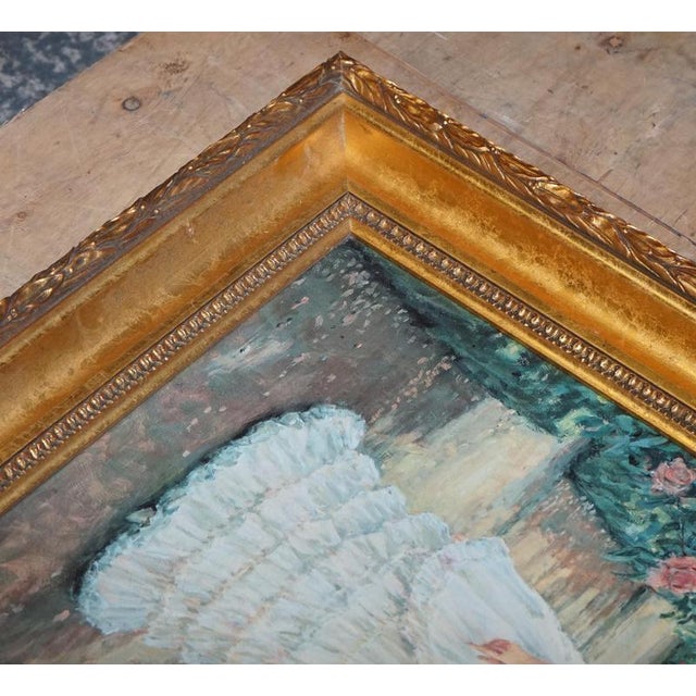 Alan Maley, English Rose, Oil Painting, Framed For Sale - Image 6 of 9