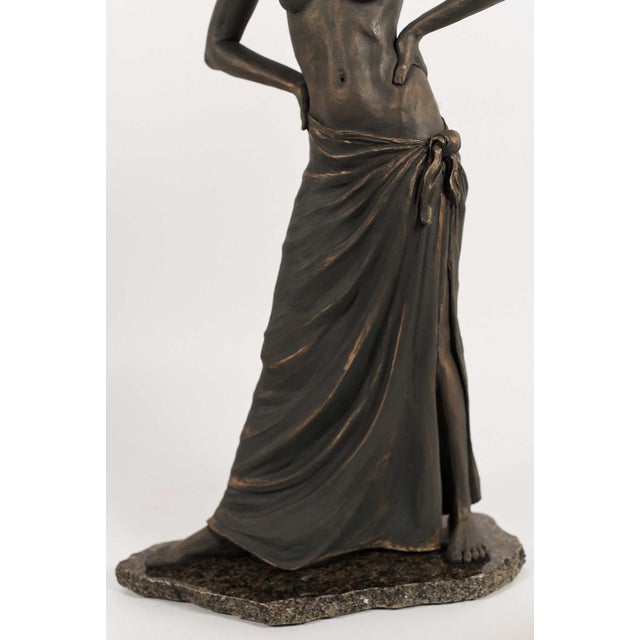 The Pose Figurative Plaster Sculpture For Sale - Image 4 of 8