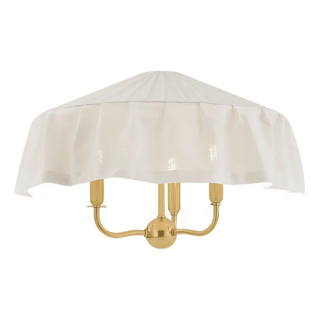 Mitzi Shivonne 22 in. 3 Light Pendant in Aged Brass Finish For Sale