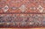 Late 19th Century Captivating Red-Raspebery Field With Classic Geometric Desing Antique Persian Sultanabad Rug For Sale - Image 5 of 6