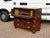 Mahogany Campaign Secretaire Chest of Drawers. Mahogany Campaign Secretaire Chest of Drawers. For Sale - Image 13 of 17
