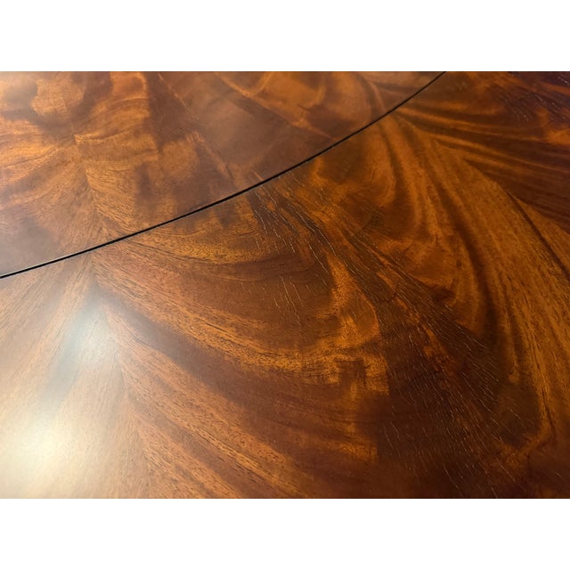 Large 88” Diameter Mahogany Dining Table by Maitland-Smith For Sale - Image 15 of 18