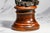 1910s Classic Antique Bronze Cherub Bust Sculpture on Wood Pedestal Edwardian Putti Figure For Sale - Image 5 of 11