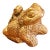 Wonderful gold plated bronze frog with a baby frog on its back. Stamped MEXICO plus, artists initials "SA" and Bronze...