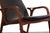Yngve Ekström Lamino Chair in Original Black Vinyl Upholstery by Yngve Ekström for Swedese, Sweden For Sale - Image 4 of 8