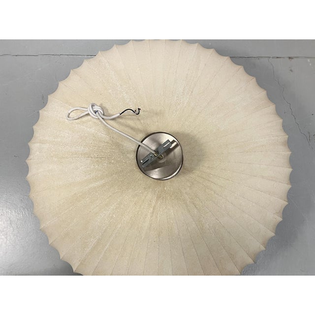 Cream Mid 20th Century Mid-Century Modern Bubble Saucer Pendant by George Nelson For Sale - Image 8 of 12