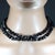 Elegant 17-Inch Two-Strand Black Agate Necklace by Aria Jewelry For Sale - Image 4 of 4