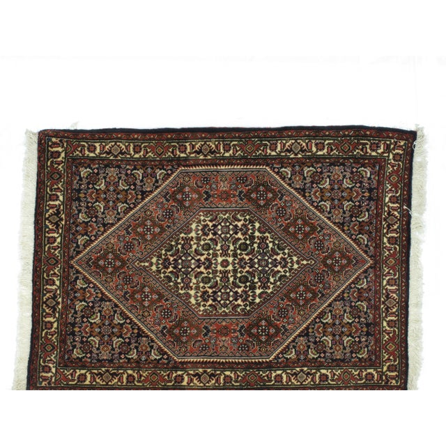 Wool pile genuine hand made very fine Persian Bijar .Thick pile.