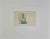 Still life is a vintage offset print, reproducing the original watercolor by Giorgio Morandi. Signature and date by the...