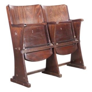 Vintage Cinema Bench from Ton, 1960s For Sale