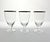 1960s Mid-century Vintage Minimalist 3 Silver Rim Footed Juice Glasses 4” 6oz Good vintage condition. No chips, cracks, or...