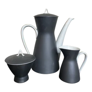 Rosenthal Raymond Loewy Black and White Tea or Coffee Set