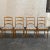 Handsome Mid-Century Swedish Modern Dining Chairs in solid beech wood. Newly restored and reupholstered in a high end...