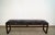 Mid-Century Modern 2000’s Postmodern Sled Bench in Chenille For Sale - Image 3 of 12