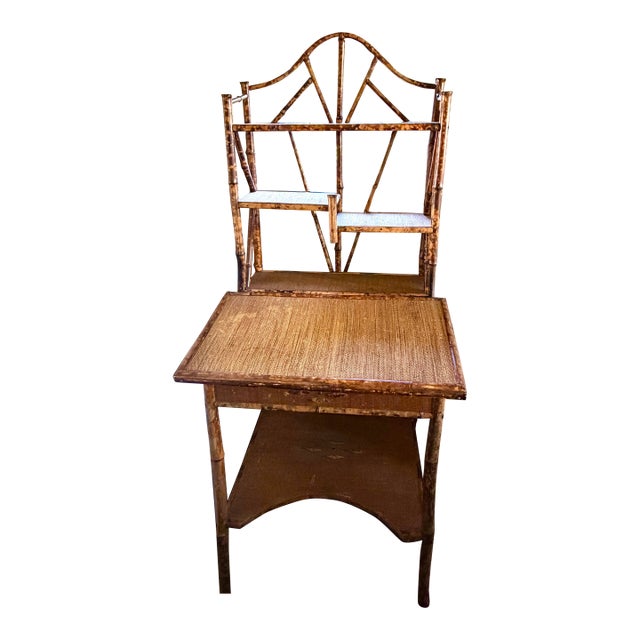 19th Century English Bamboo Secretary For Sale