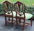 Beautiful pair of chairs by Hickory white features a Carved shield back , tapered legs, upholstered seats. Good vintage...