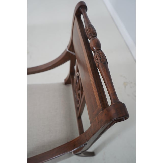 Set of 10 Theodore Alexander Dining Room Armchairs For Sale - Image 13 of 18